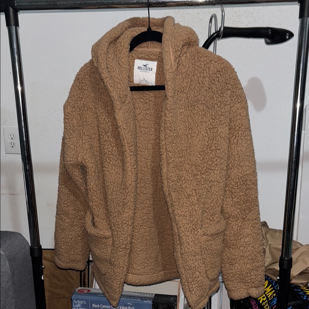 Hollister Tan Sherpa Jacket